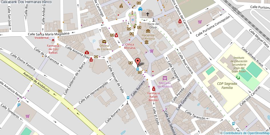 mapa Caixabank banco Dos Hermanas
