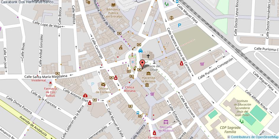 mapa Caixabank banco Dos Hermanas
