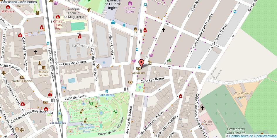 mapa Caixabank banco Jaén