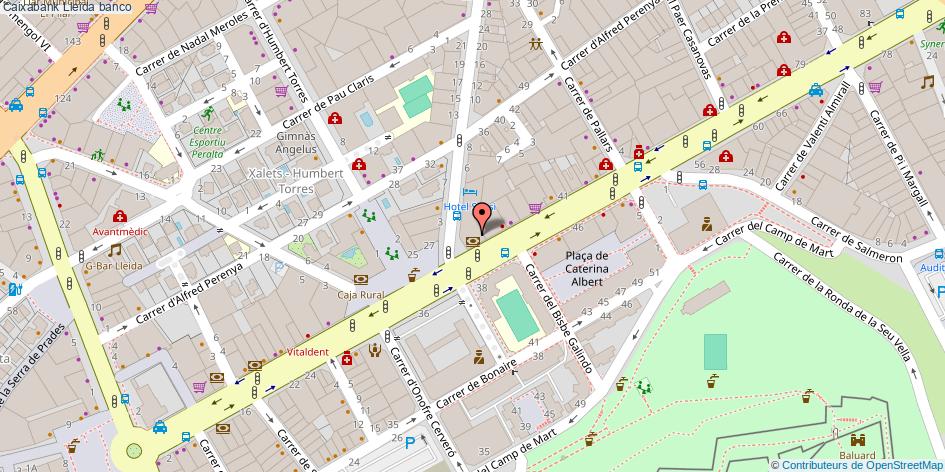mapa Caixabank banco Lleida