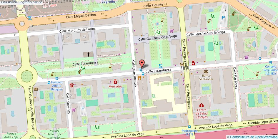 mapa Caixabank banco Logroño