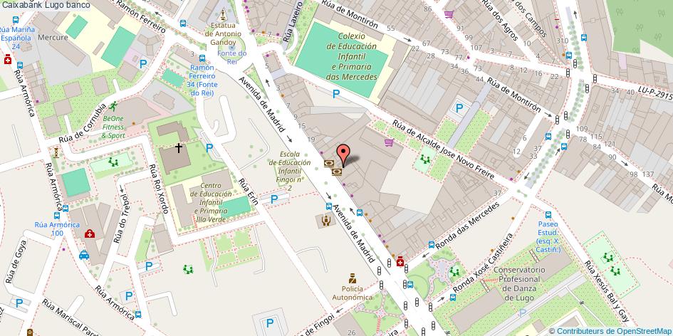 mapa Caixabank banco Lugo