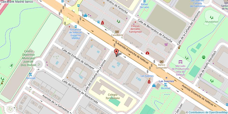 mapa Caixabank banco Madrid