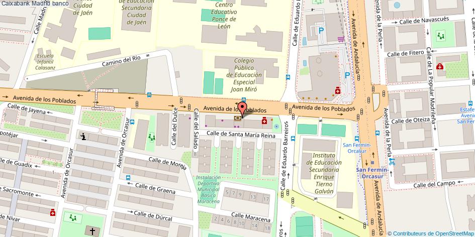 mapa Caixabank banco Madrid