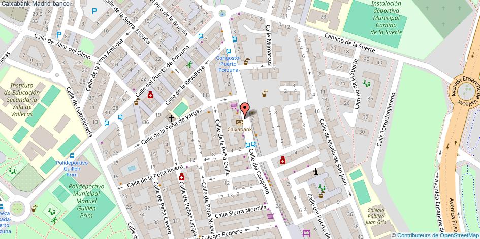 mapa Caixabank banco Madrid
