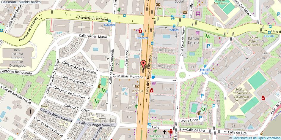 mapa Caixabank banco Madrid