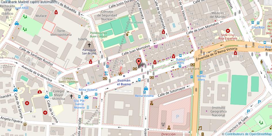 mapa Caixabank cajero automático Madrid