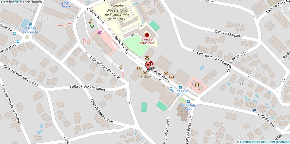 mapa Caixabank banco Madrid