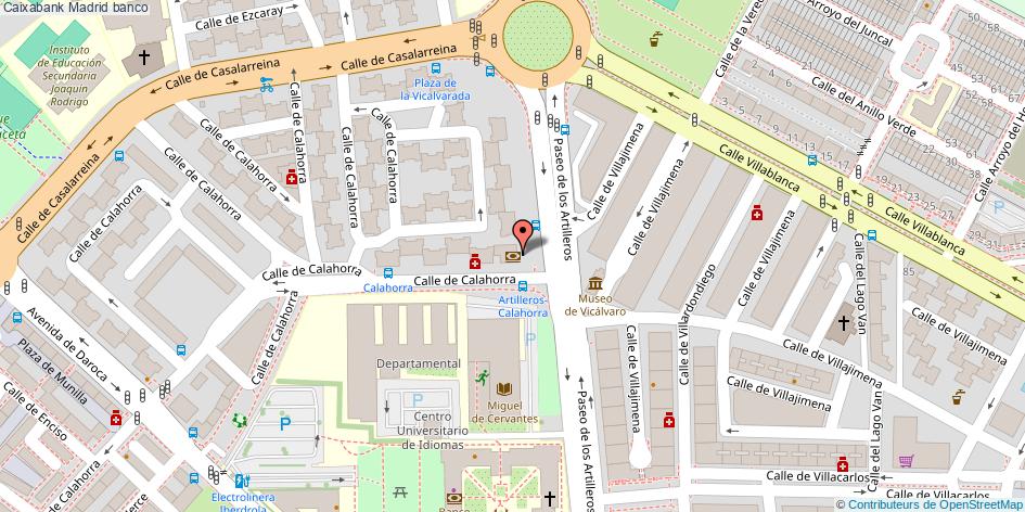 mapa Caixabank banco Madrid