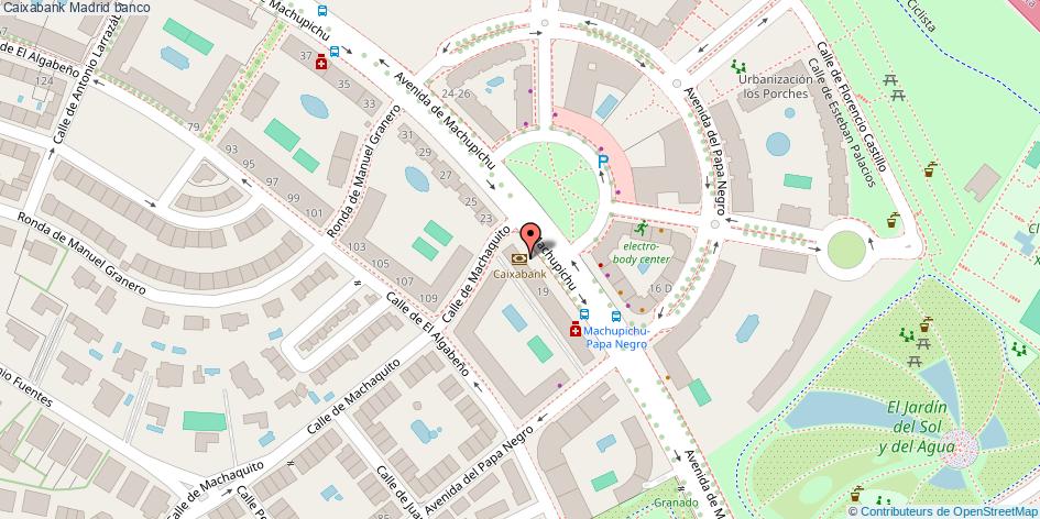 mapa Caixabank banco Madrid