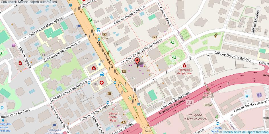 mapa Caixabank cajero automático Madrid