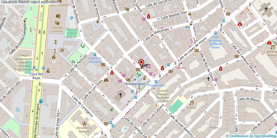 mapa Caixabank cajero automático Madrid