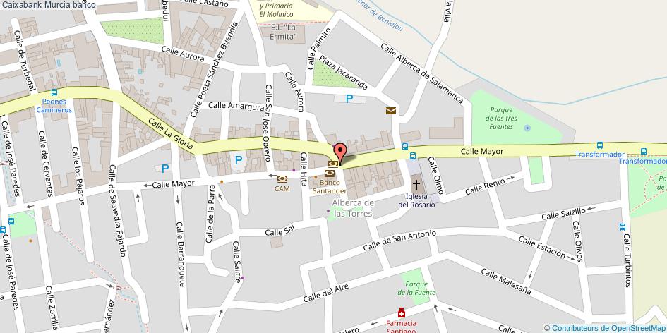 mapa Caixabank banco Murcia