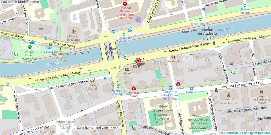 mapa Caixabank banco Murcia