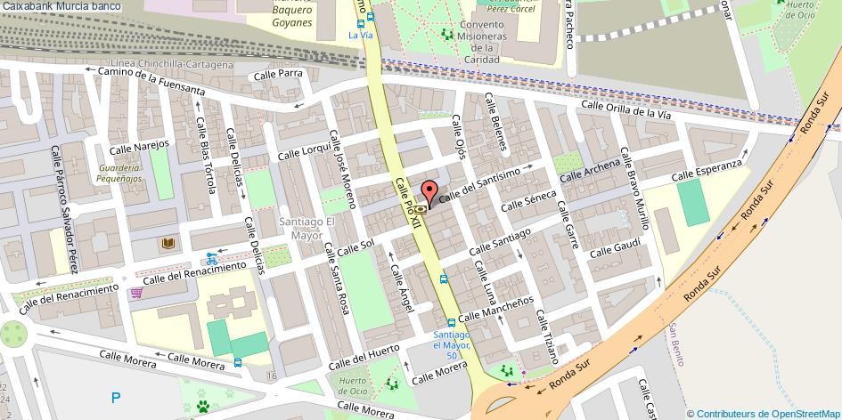 mapa Caixabank banco Murcia