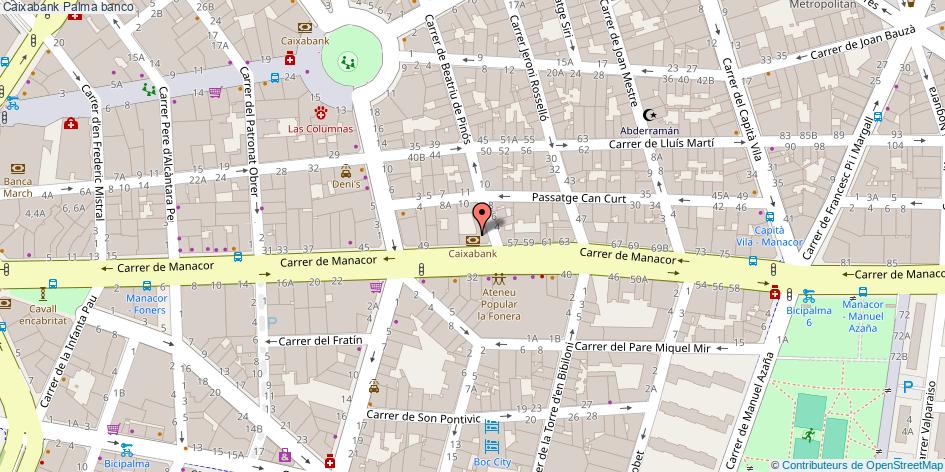 mapa Caixabank banco Palma