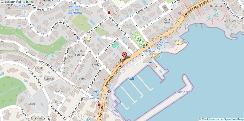 mapa Caixabank banco Palma