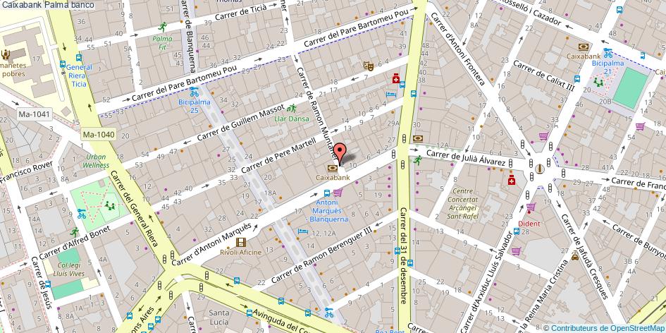 mapa Caixabank banco Palma
