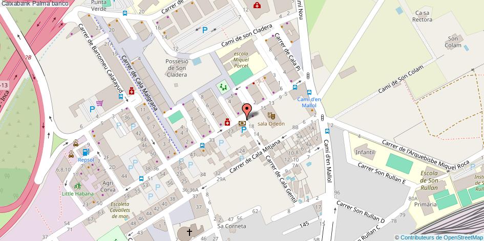 mapa Caixabank banco Palma