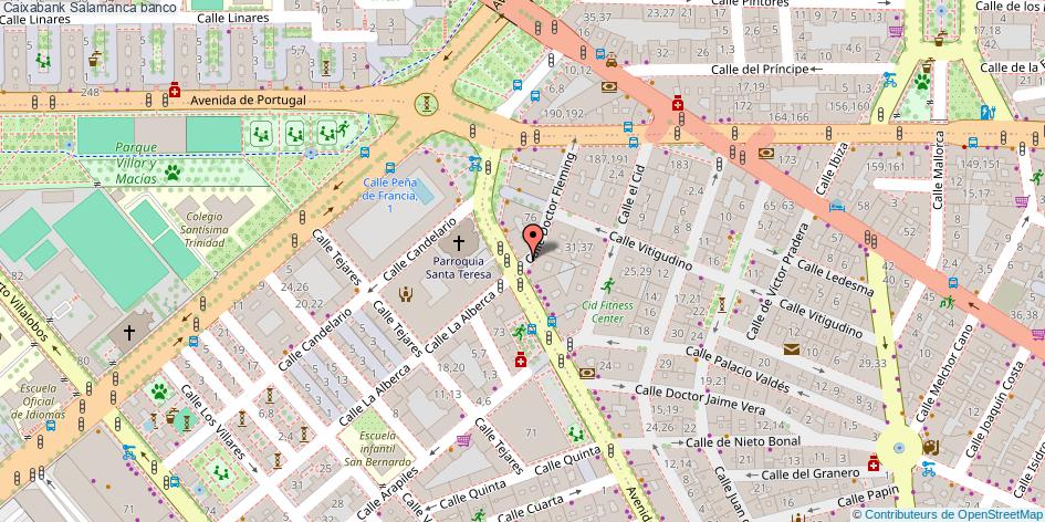 mapa Caixabank banco Salamanca