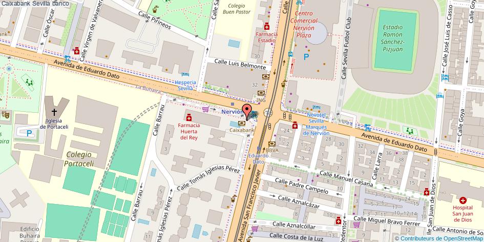 mapa Caixabank banco Sevilla