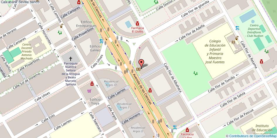 mapa Caixabank banco Sevilla