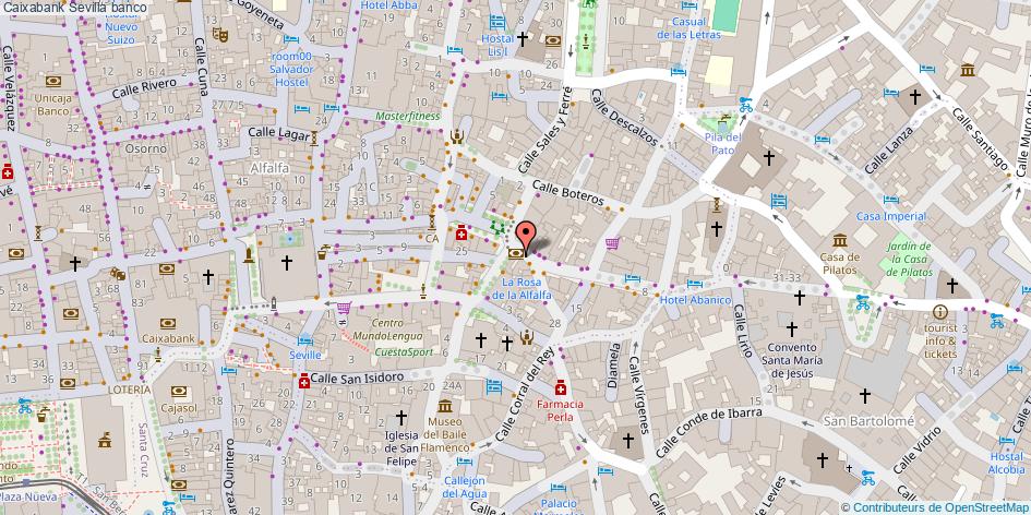 mapa Caixabank banco Sevilla