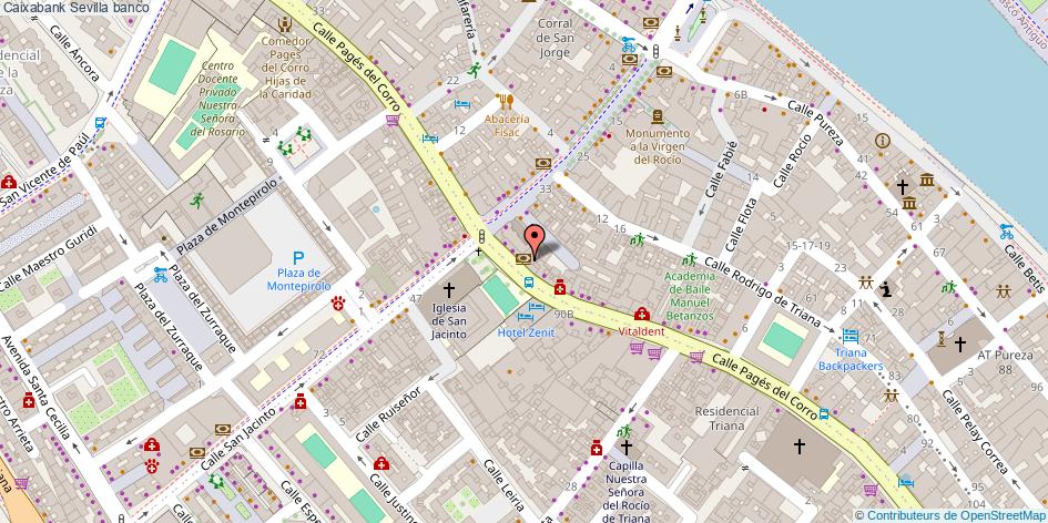 mapa Caixabank banco Sevilla