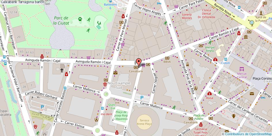 mapa Caixabank banco Tarragona