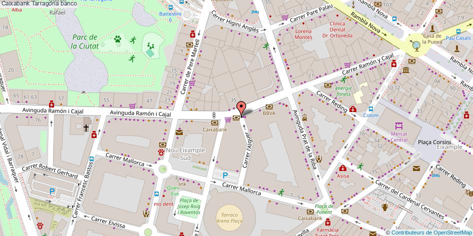 mapa Caixabank banco Tarragona