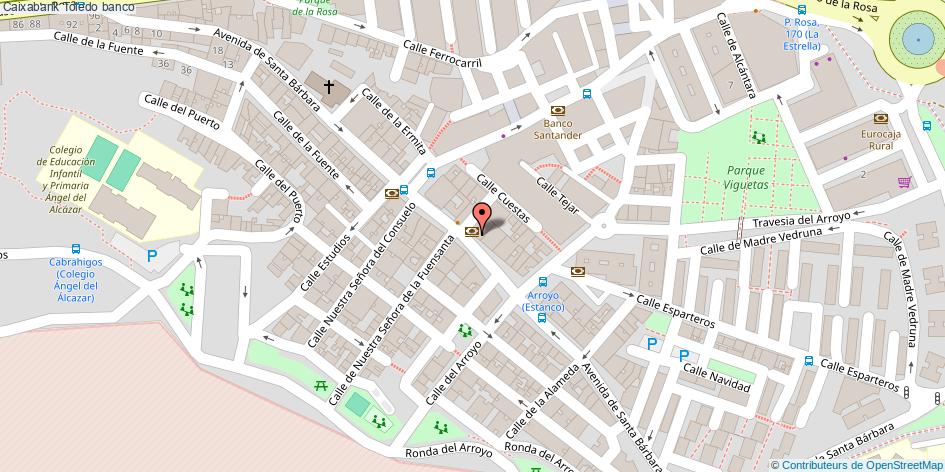 mapa Caixabank banco Toledo