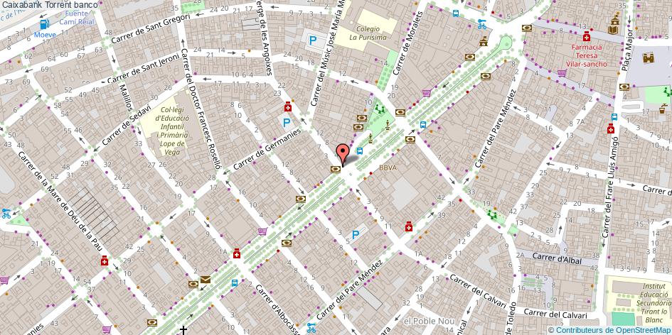 mapa Caixabank banco Torrent