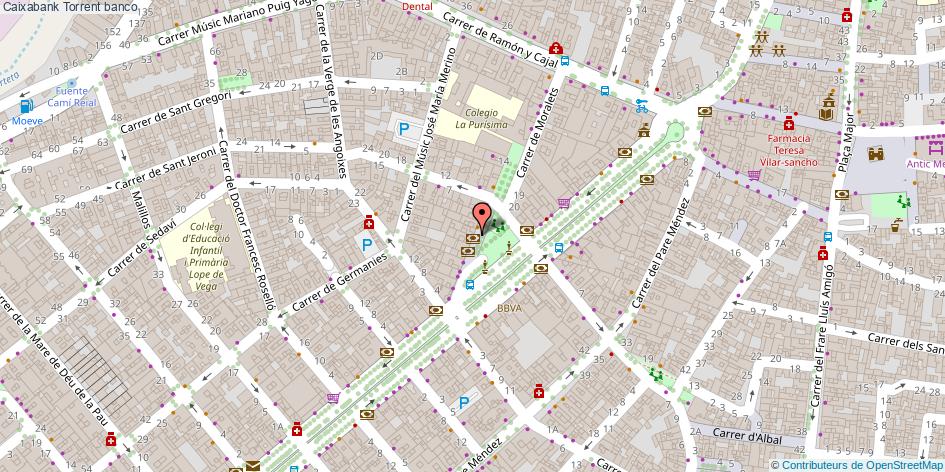 mapa Caixabank banco Torrent
