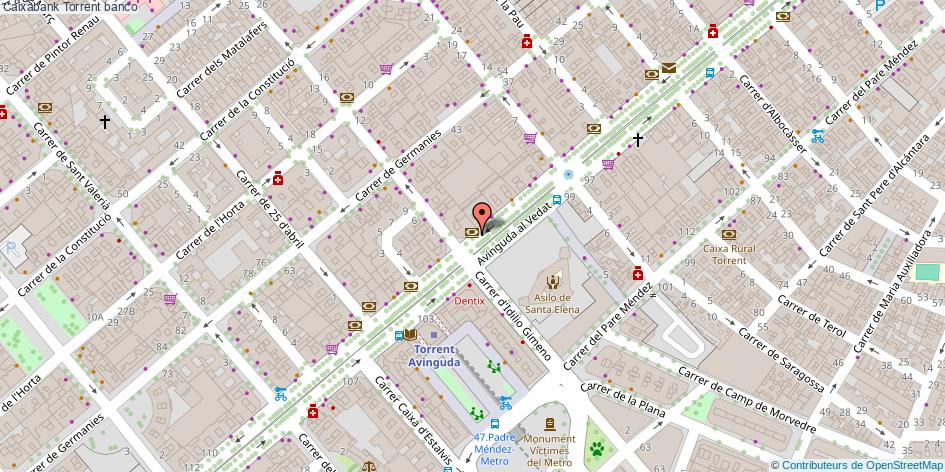 mapa Caixabank banco Torrent