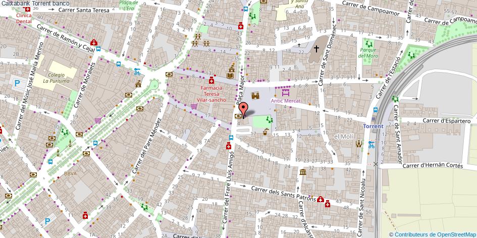 mapa Caixabank banco Torrent