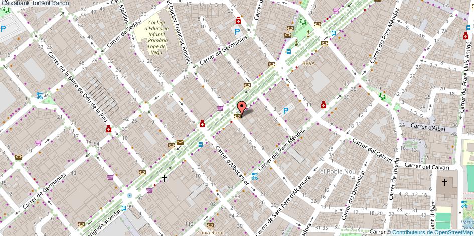 mapa Caixabank banco Torrent