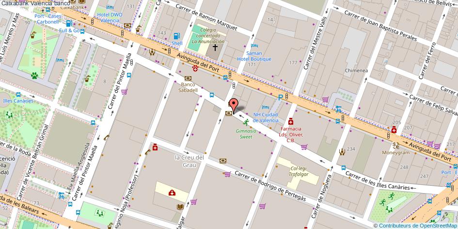 mapa Caixabank banco València
