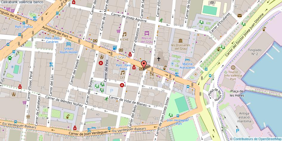 mapa Caixabank banco València