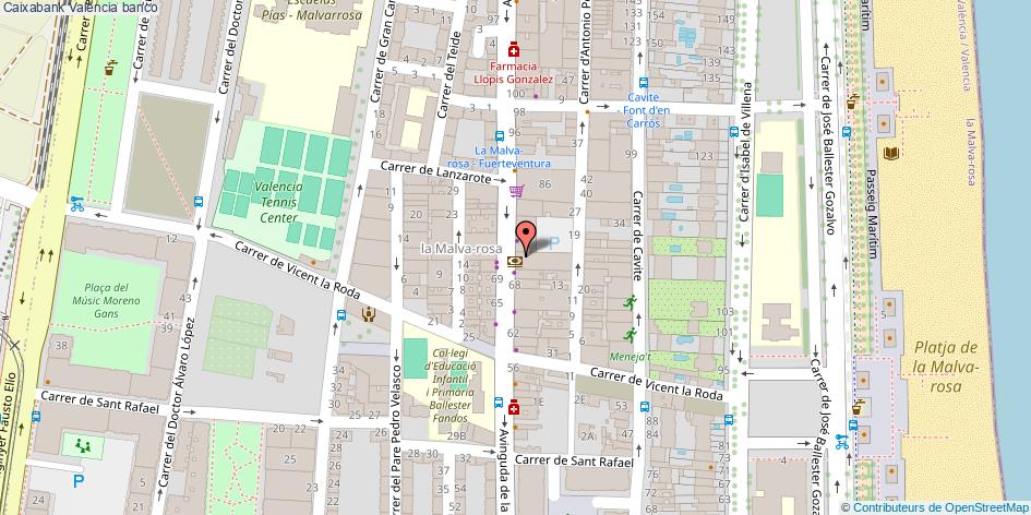 mapa Caixabank banco València