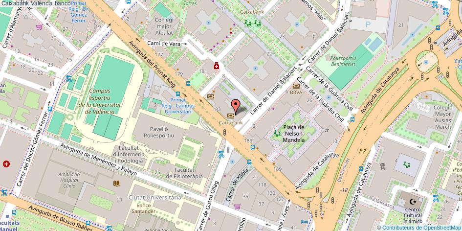 mapa Caixabank banco València