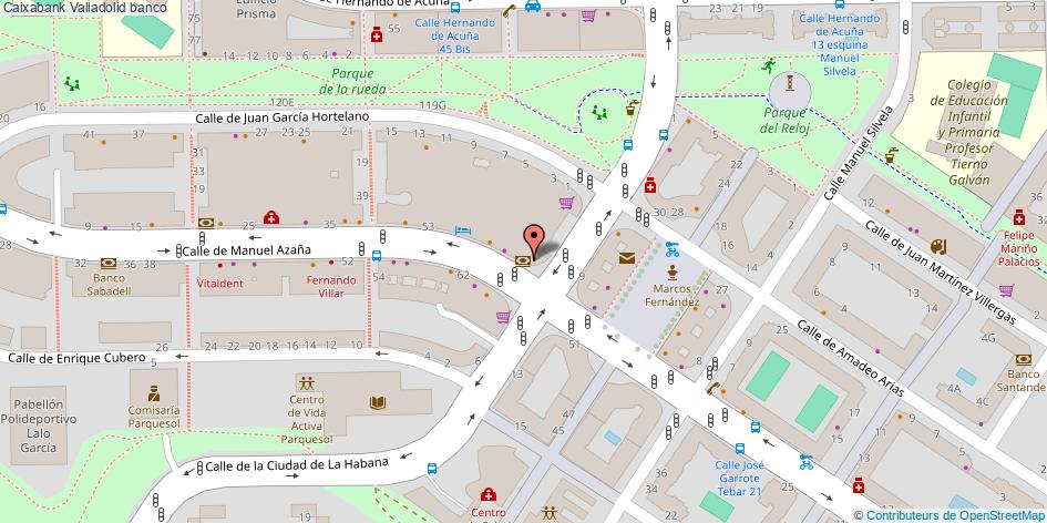mapa Caixabank banco Valladolid