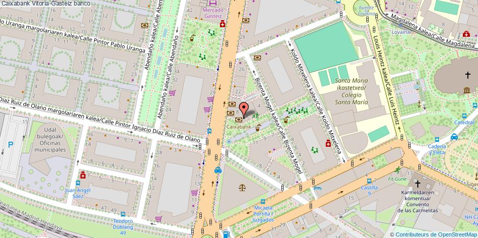 mapa Caixabank banco Vitoria-Gasteiz