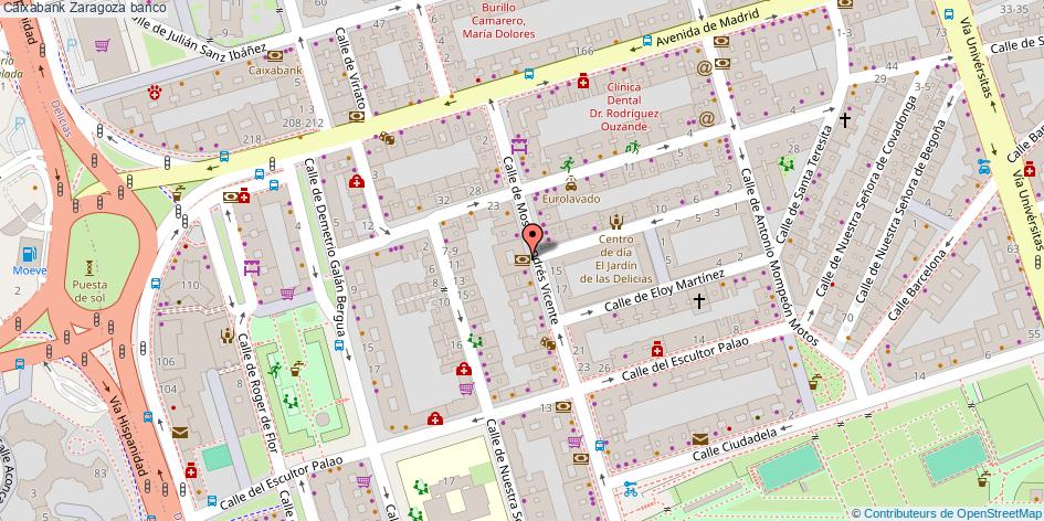 mapa Caixabank banco Zaragoza