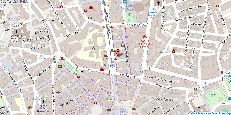 mapa Cajamar banco Jaén