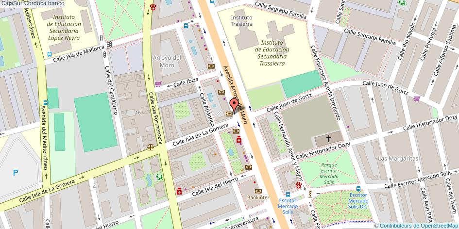 mapa CajaSur banco Córdoba