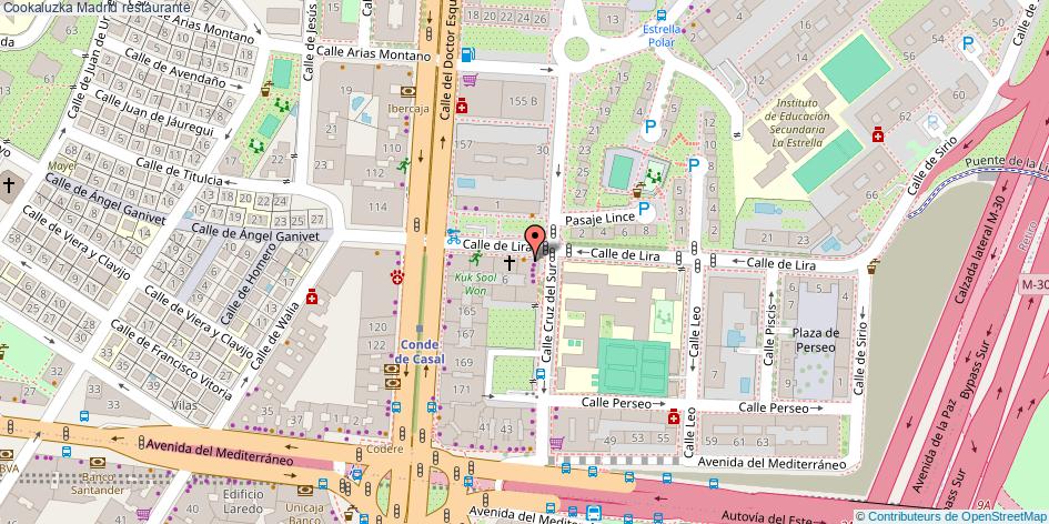 mapa Cookaluzka restaurante Madrid