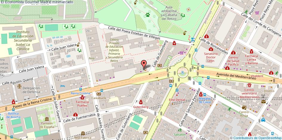 mapa El Economista Gourmet minimercado Madrid