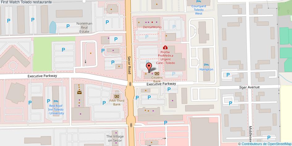 mapa First Watch restaurante Toledo