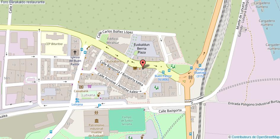 mapa Foro restaurante Barakaldo