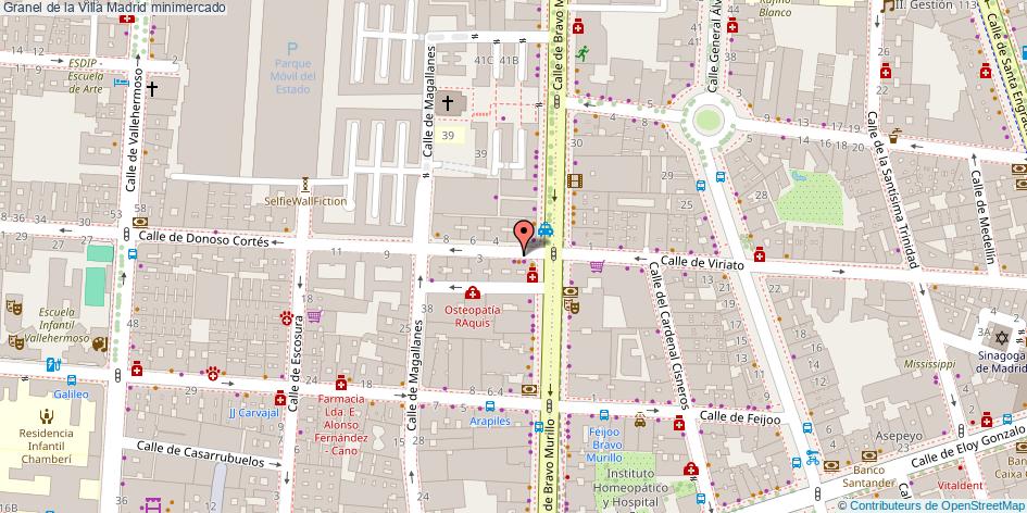 mapa Granel de la Villa minimercado Madrid